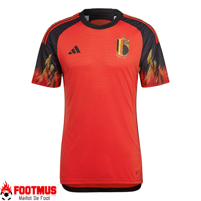 Nouveau Maillot Equipe Foot Belgique Domicile Coupe du monde 2022