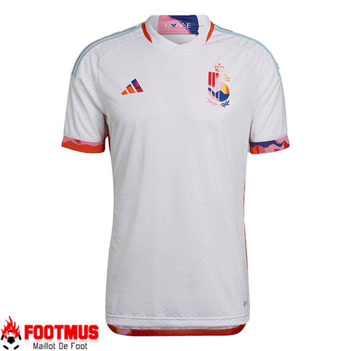 Nouveau Maillot Equipe Foot Belgique Exterieur Coupe du monde 2022
