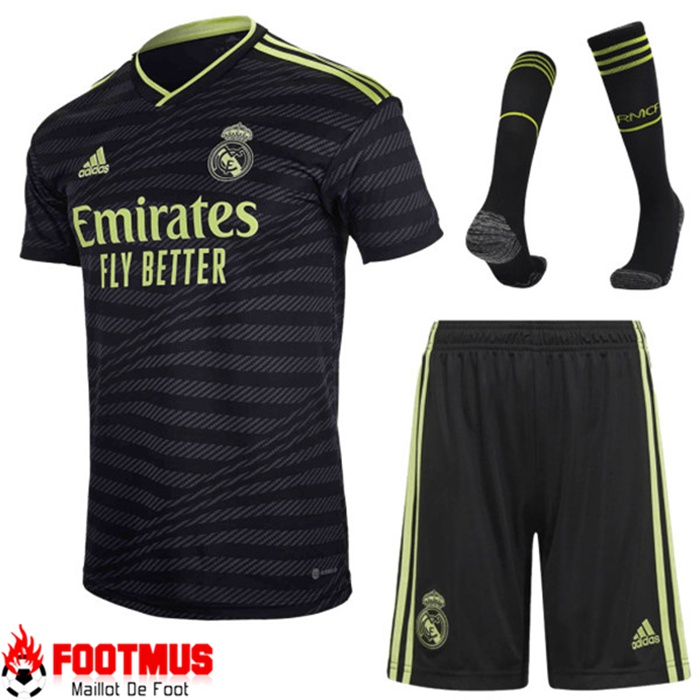 Ensemble Maillot Foot Real Madrid Third (Short + Chaussettes) 2022/2023