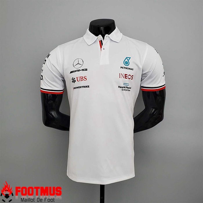 Polo F1 Mercedes Benz Team Blanc 2022