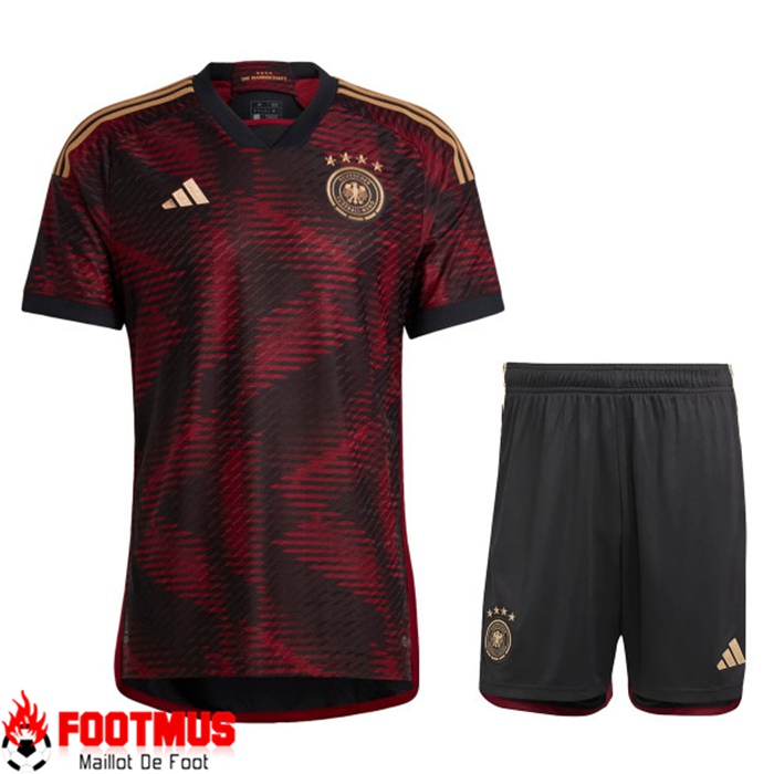 Soldes Ensemble Maillot Allemagne Exterieur + Short Coupe Du Monde 2022 Moins Cher