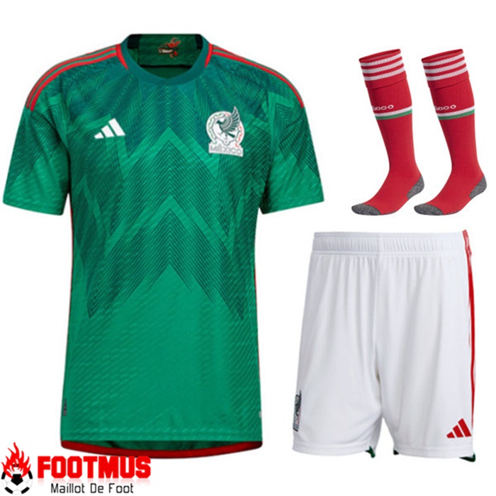Ensemble Maillot Mexique Domicile (Short + Chaussettes) Coupe Du Monde 2022
