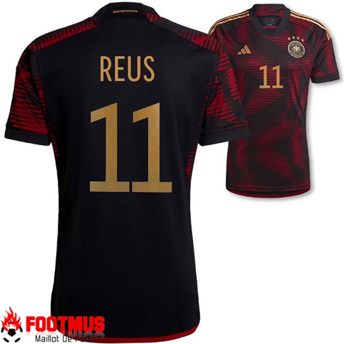Vente Maillot de Foot Allemagne (REUS 11) Coupe Du Monde 2022 Exterieur Moins Cher