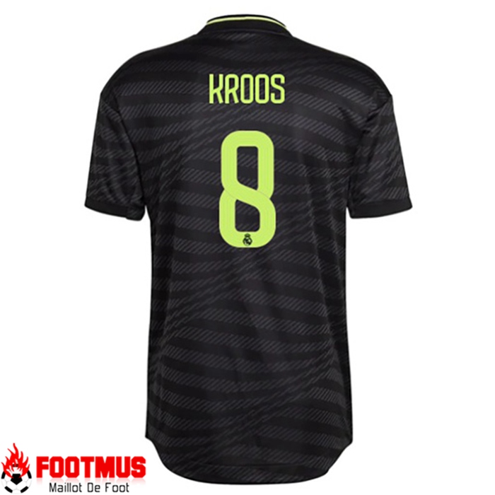 Maillot de Foot Real Madrid (KROOS #8) 2022/2023 Third