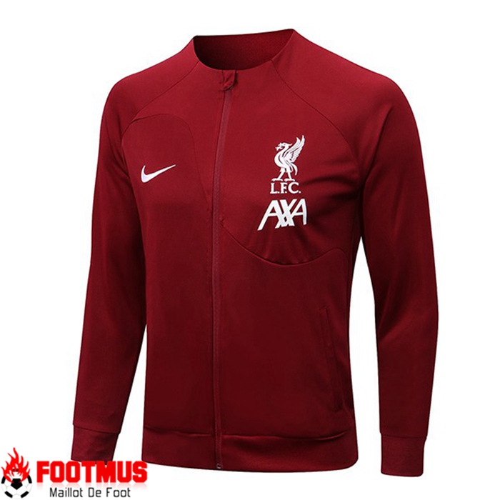 Veste Foot FC Liverpool Rouge Fonce 2022/2023