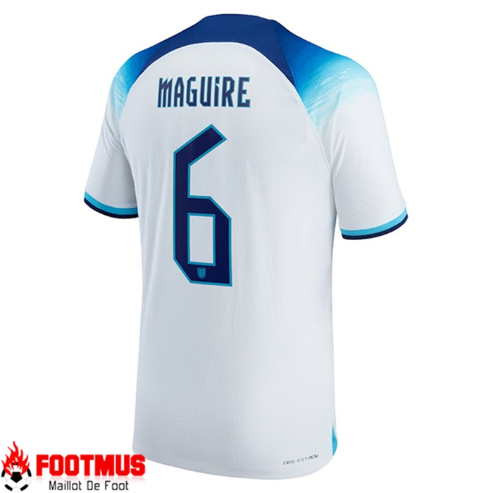 Maillot de Foot Angleterre (MAGUIRE #6) Coupe Du Monde 2022 Domicile