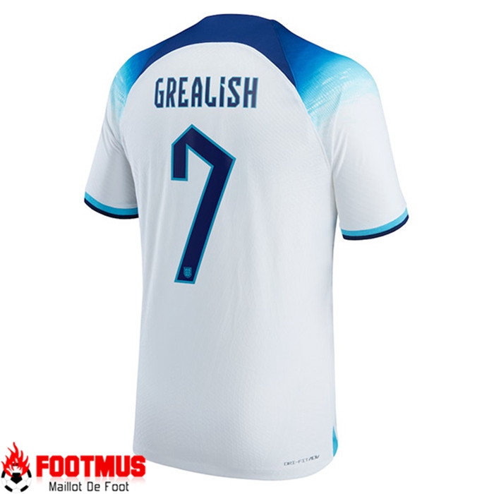 Maillot de Foot Angleterre (GREALISH #7) Coupe Du Monde 2022 Domicile