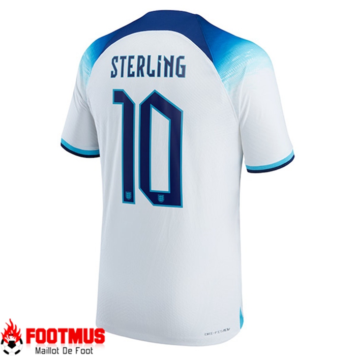 Maillot de Foot Angleterre (STERLING #10) Coupe Du Monde 2022 Domicile
