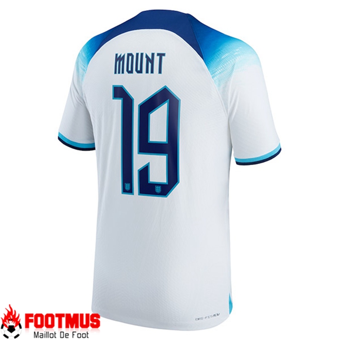 Maillot de Foot Angleterre (MOUNT #19) Coupe Du Monde 2022 Domicile
