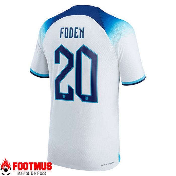 Maillot de Foot Angleterre (FODEN #20) Coupe Du Monde 2022 Domicile