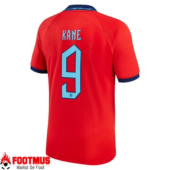 Maillot de Foot Angleterre (KANE #9) Coupe Du Monde 2022 Exterieur