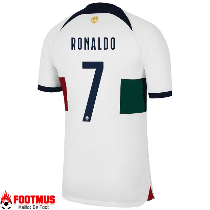 Maillot de Foot Portugal (RONALDO #7) Coupe Du Monde 2022 Exterieur