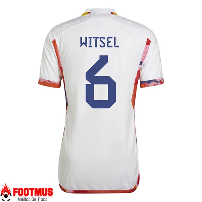 Maillot de Foot Belgique (WITSEL #6) Coupe Du Monde 2022 Exterieur