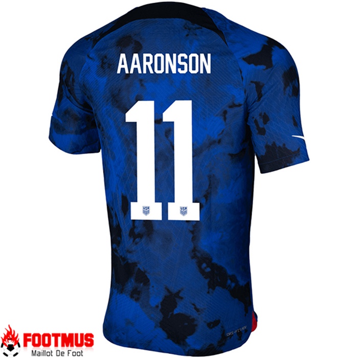 Maillot de Foot Etats-Unis (AARONSON #11) Coupe Du Monde 2022 Exterieur