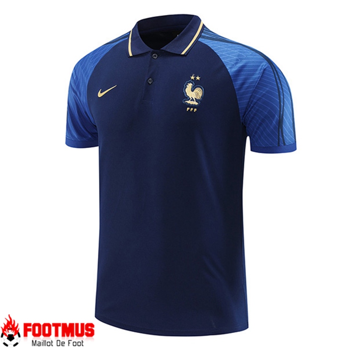 Polo Foot France Bleu Marine 2022/2023 -02