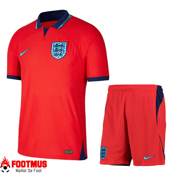 Maillot de Foot Angleterre Enfant Exterieur Coupe Du Monde 2022