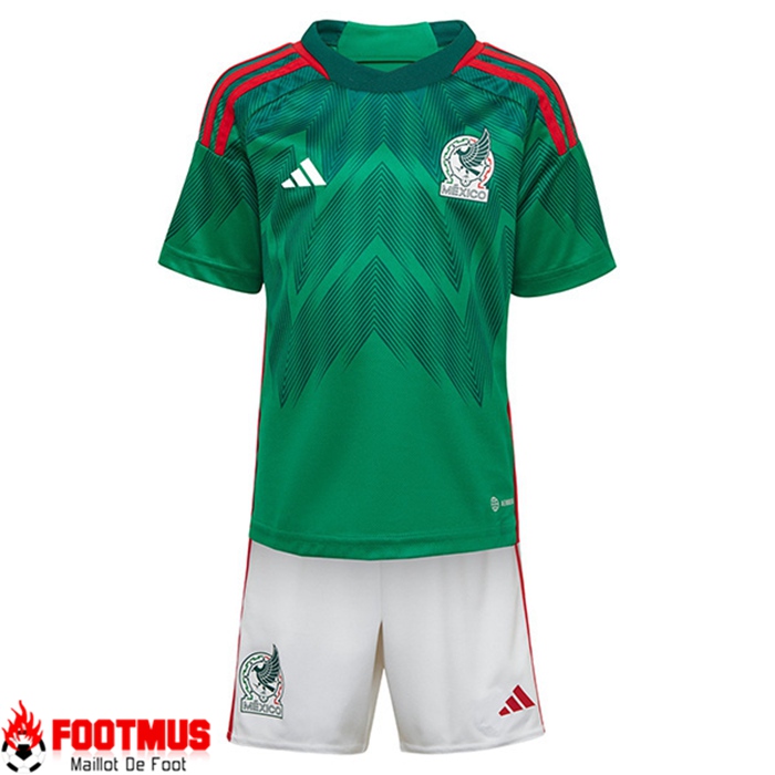 Maillot de Foot Mexique Enfant Domicile Coupe Du Monde 2022