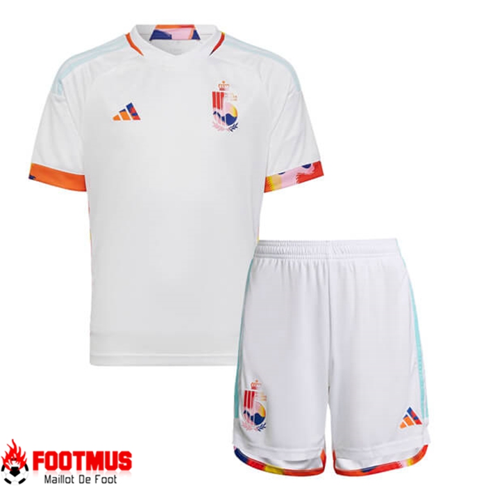 Maillot de Foot Belgique Enfant Exterieur Coupe Du Monde 2022