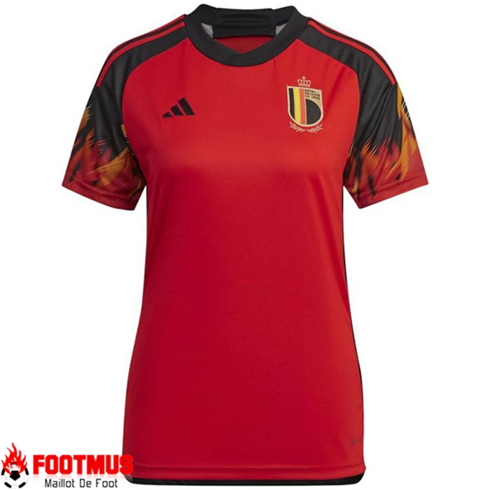 Maillot de Foot Belgique Femme Domicile Coupe Du Monde 2022