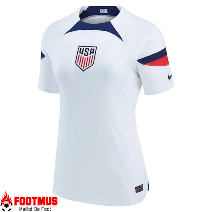 Maillot de Foot États-Unis Femme Domicile Coupe Du Monde 2022