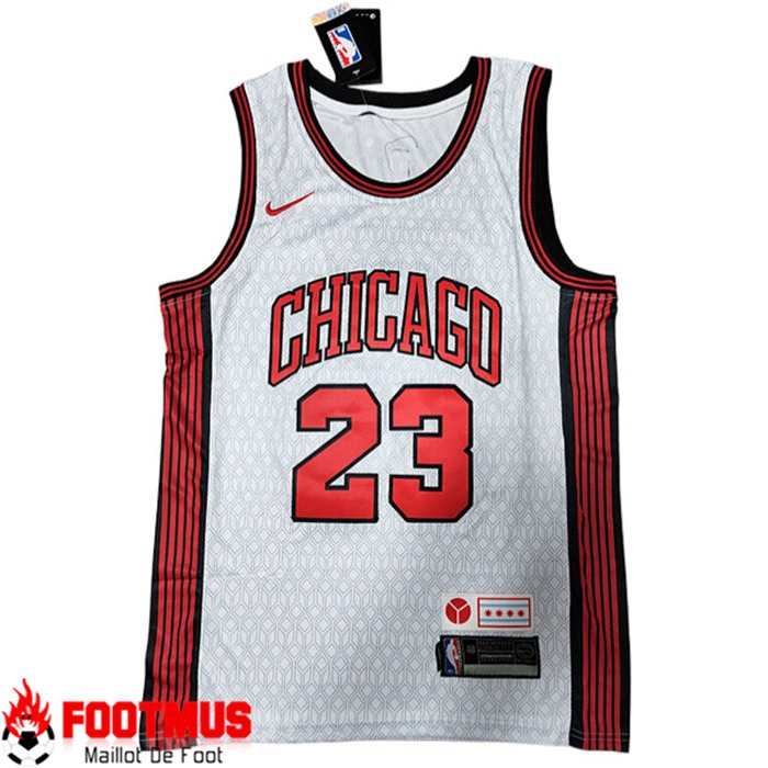 Maillot Chicago Bulls (JORDAN #23) 2022/23 Blanc