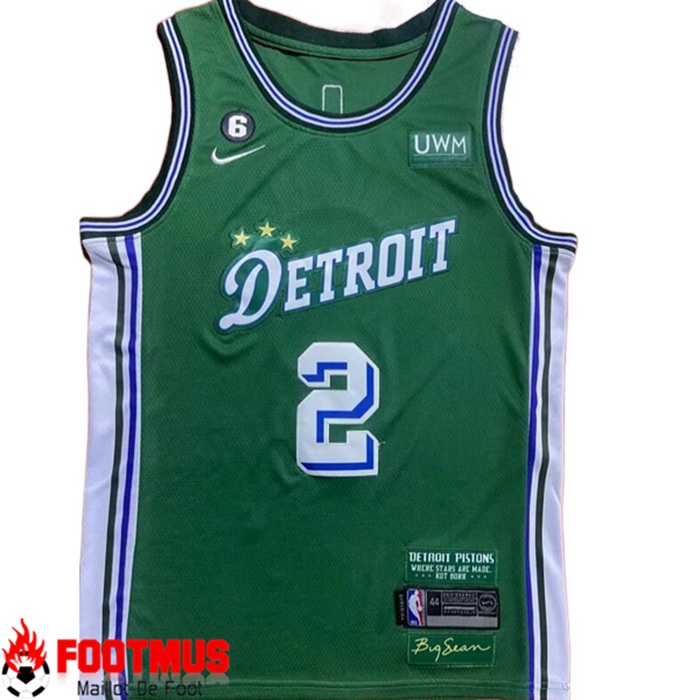 Maillot Detroit Pistons (BRISSETT #12) 2022/23 Vert