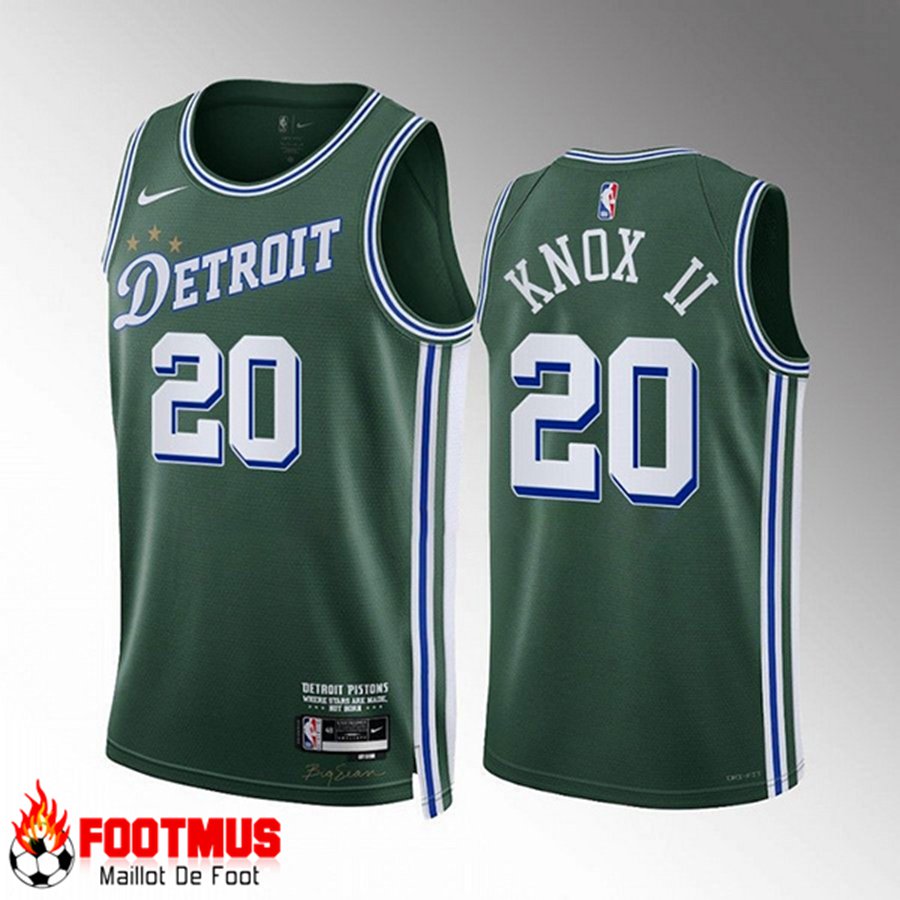 Maillot Detroit Pistons (KNOX II #20) 2022/23 Vert