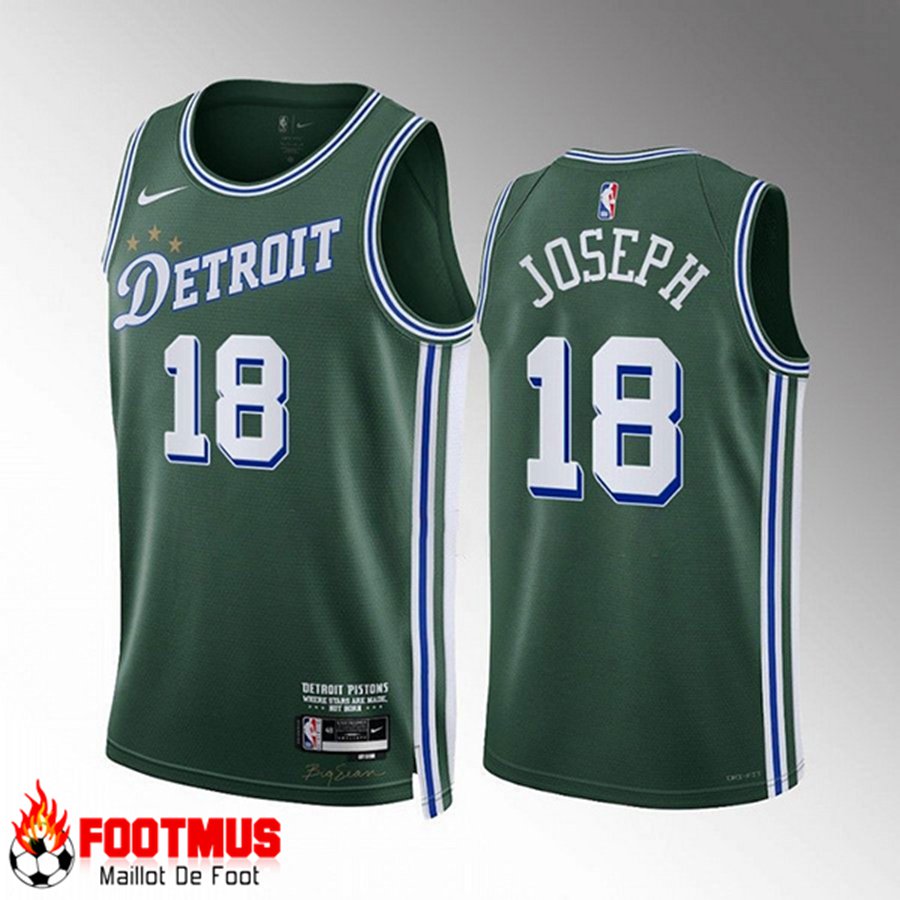 Maillot Detroit Pistons (JOSEPH #18) 2022/23 Vert