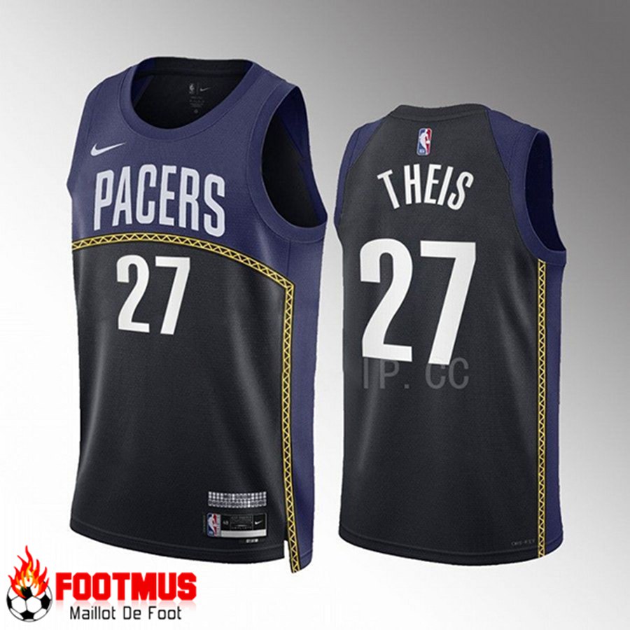 Maillot Indiana Pacers (THEIS #27) 2022/23 Noir/Bleu
