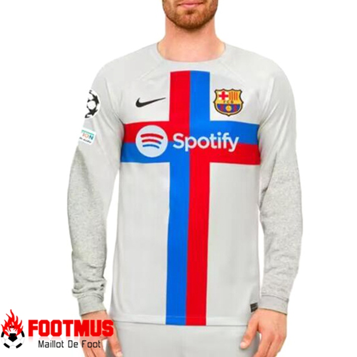 Maillot de Foot FC Barcelone Third Manche Longue 2023/2024