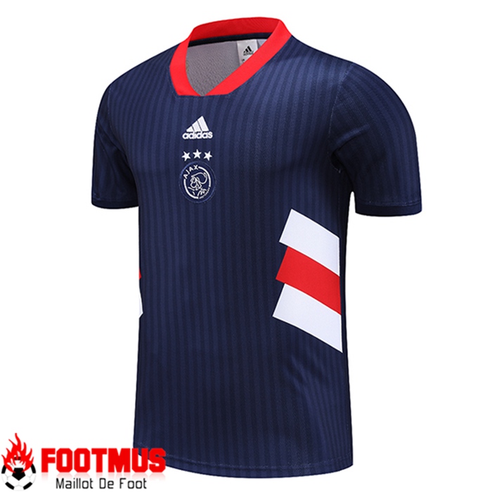 Site Fiable Training TShirts Ajax Bleu Marine 2023/2024 Pas Cher