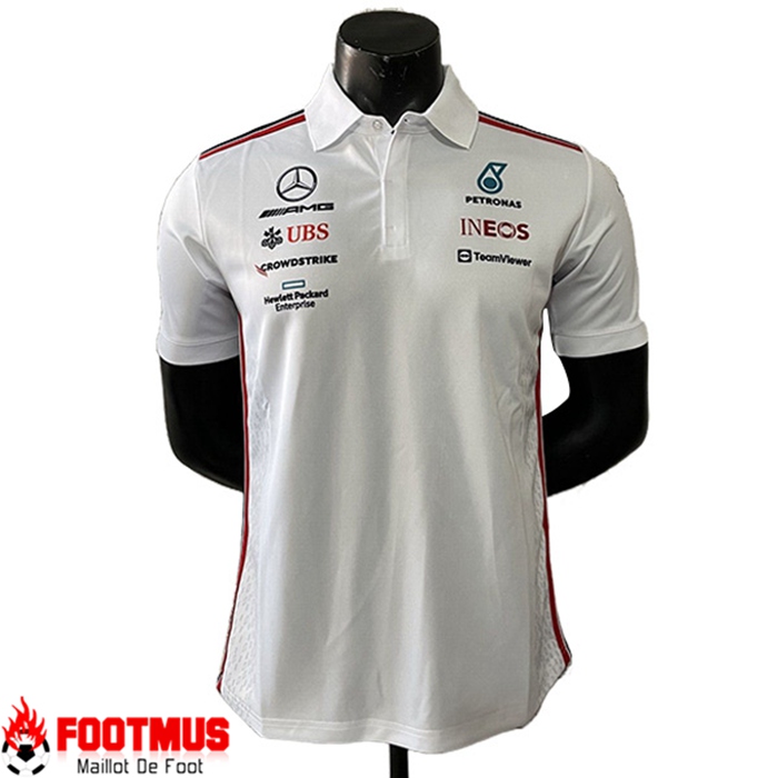Polo F1 Mercedes Benz Team Blanc 2023
