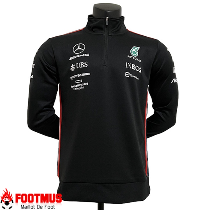 Sweatshirt F1 Mercedes Benz Team Noir 2023