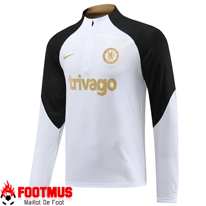 Sweatshirt Training FC Chelsea Blanc 2023/2024