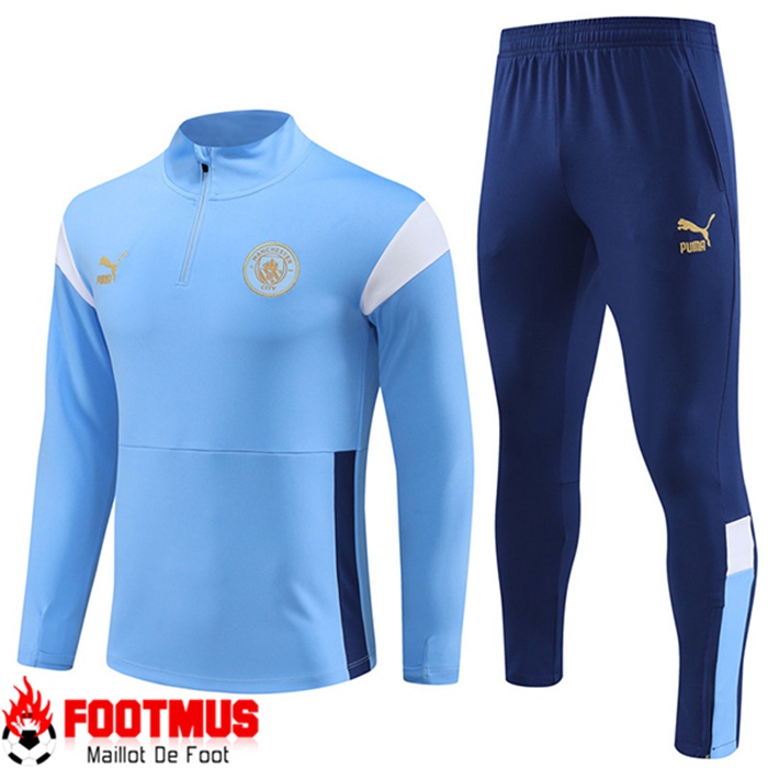 Survetement foot bleu online