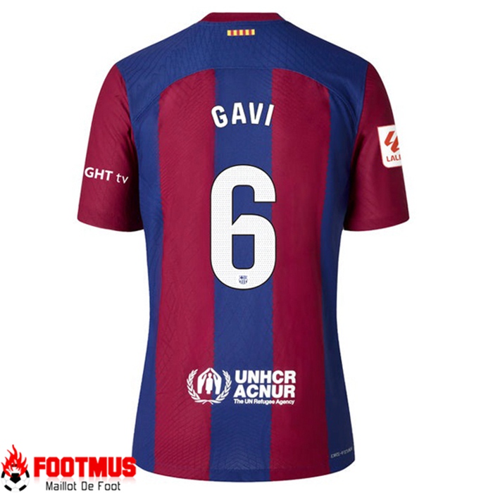 Maillot de Foot Barcelona (GAVI #6) 2023/2024 Domicile