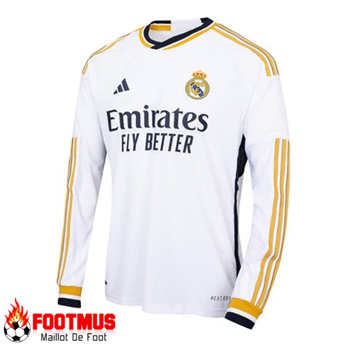 Image Maillot Real Madrid Domicile Manche Longue 2023/2024 Moins Cher
