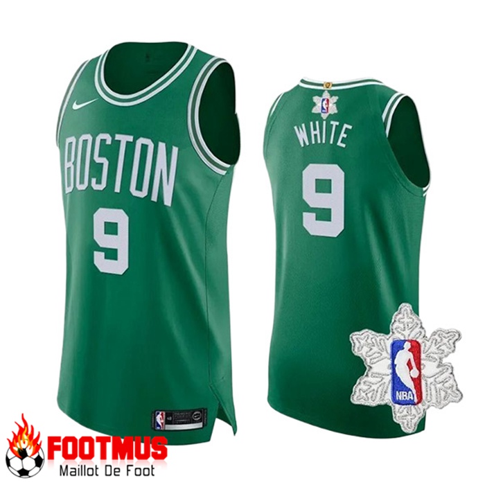 Maillot Larry Bird Boston Celtics - Débardeur Vert Concours 3 Points - 100% Coton - Taille S à XXXL