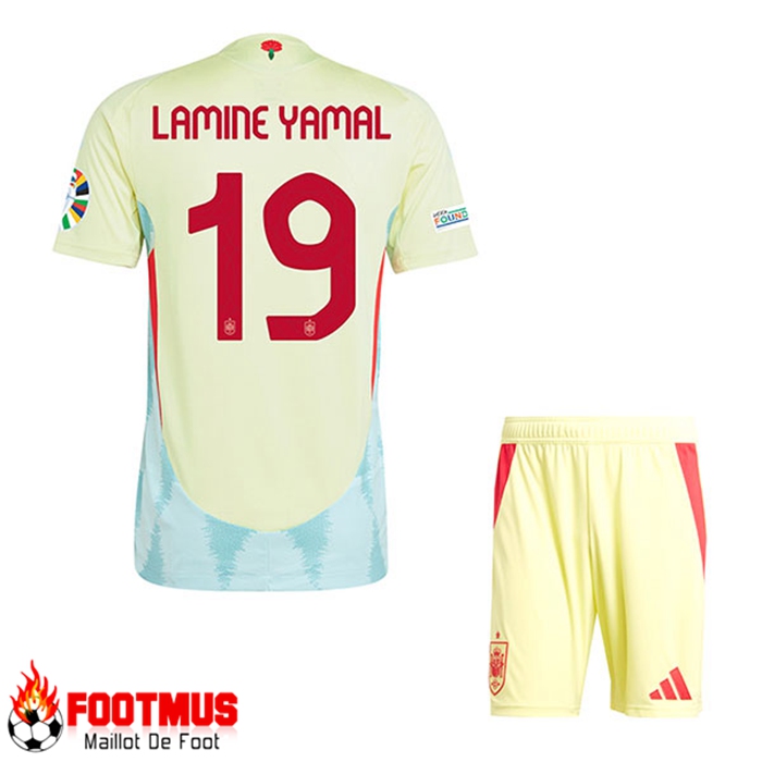 Vente Maillot Equipe Foot Espagne (LAMINE YAMAL #19) Enfant 2024/2025