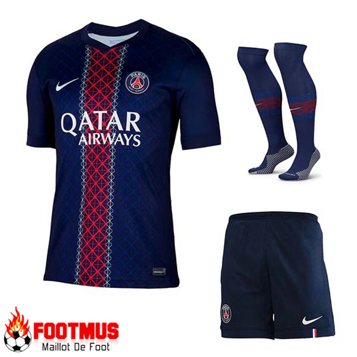 Ensemble De Maillots De Football Paris 22-23, PSG Home Homme, Mbappé