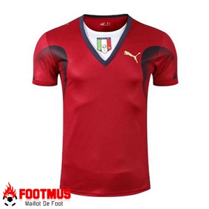 Maillot de Foot Italie Retro Gardien de But Rouge Coupe du Monde 2006