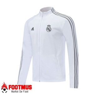 Veste Foot Real Madrid Blanc 2020/2021
