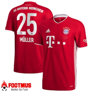 Maillot de Foot Bayern Munich (Müller 25) Domicile 2020/2021