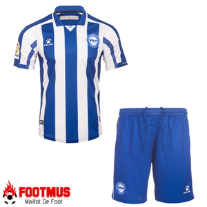 Maillot de Foot Deportivo Alaves Enfant Domicile 2020/2021